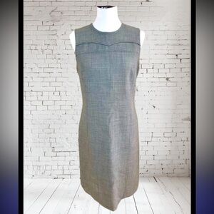 Tory Burch Elegant Gray Midi Dress